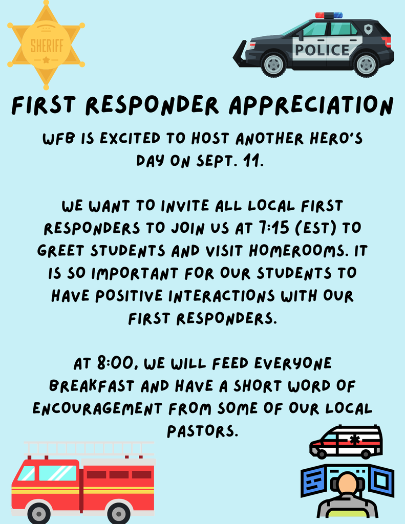 Calling all local First Responders! 🚨️🚒🚑