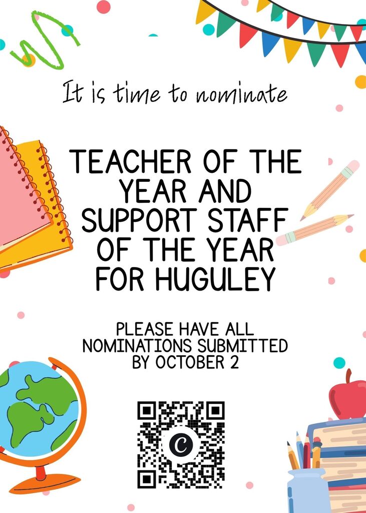 Teacher and Support Staff of the Year Flyer