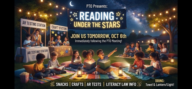reading under the stars