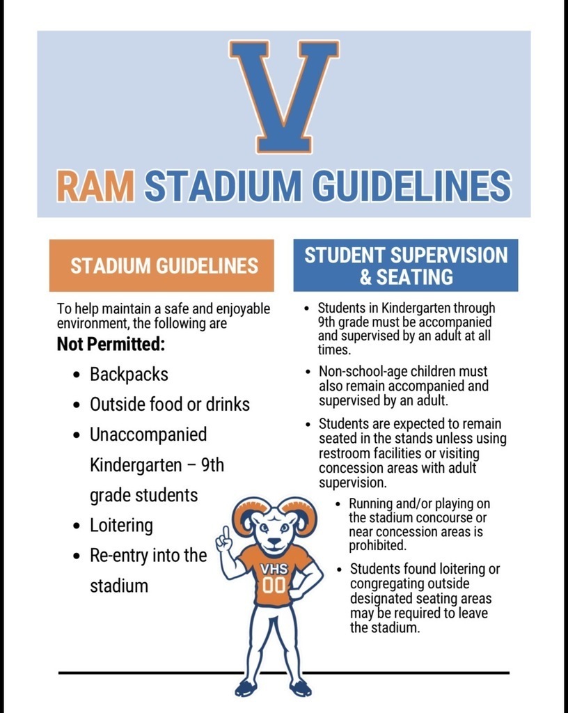 Ram Stadium Guidelines