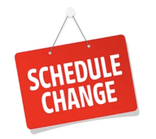 schedule change