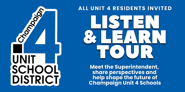 All Unit 4 Residents Invited to Listen and Learn Tour