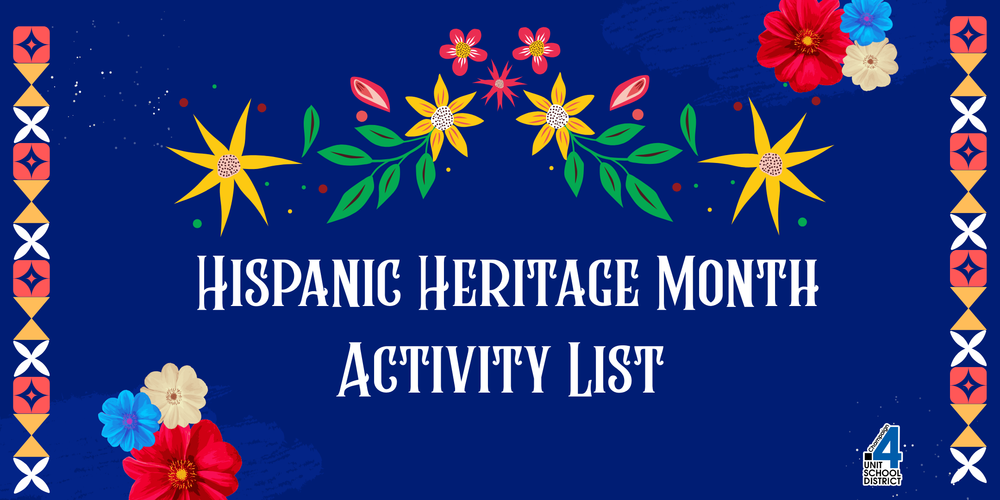 Hispanic Heritage Month Activity List