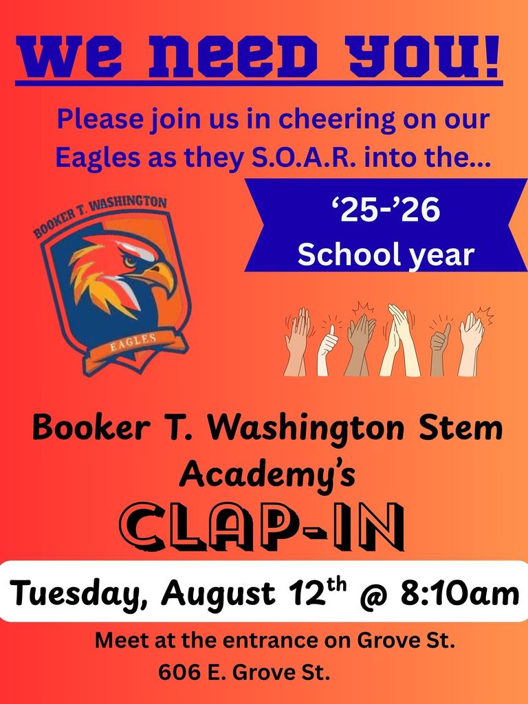 Booker T. Washington Clap-In