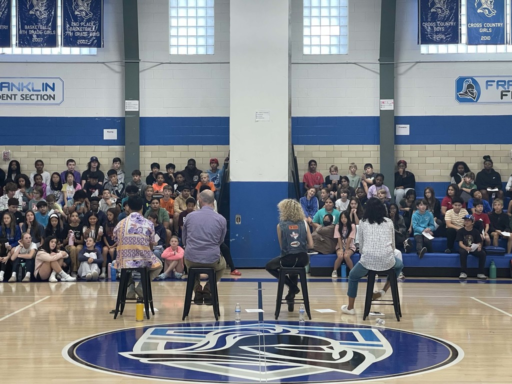 Panel discussion with Franklin students