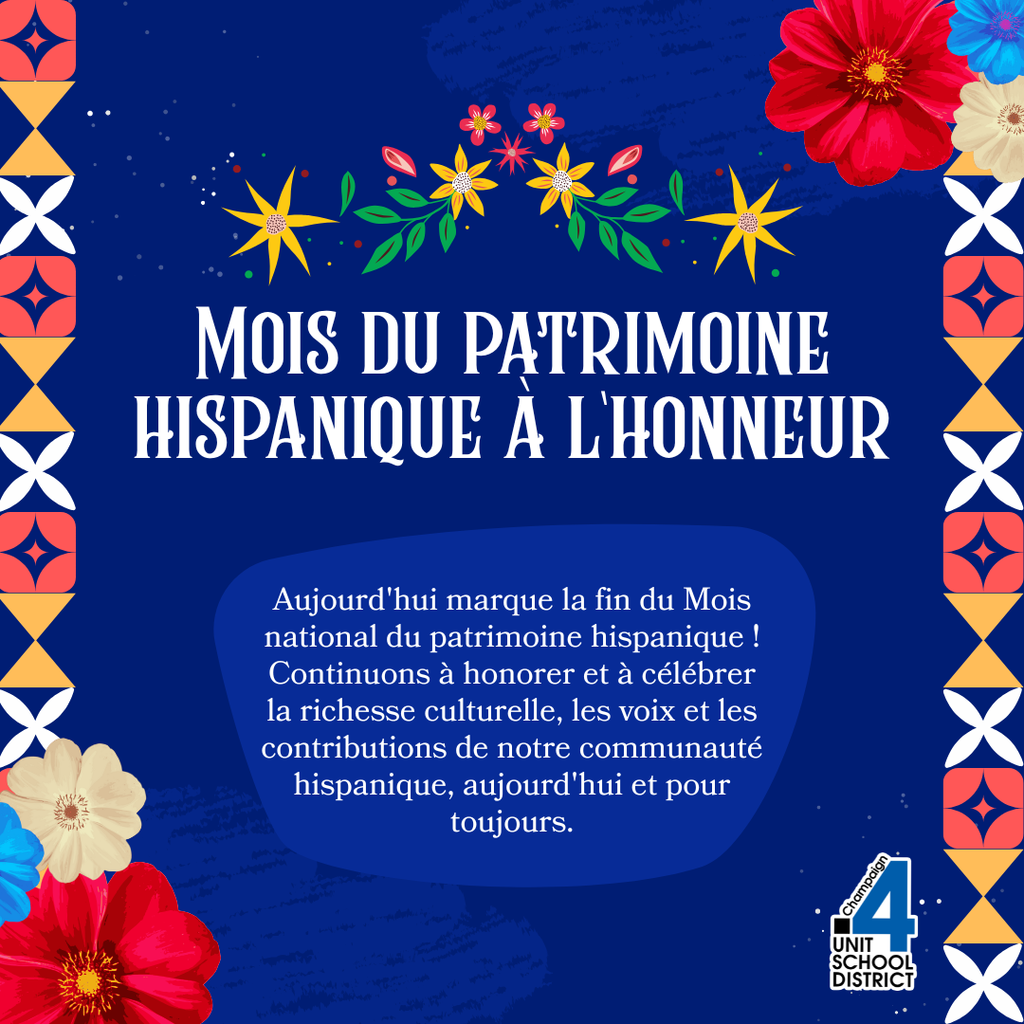 Today marks the final day of National Hispanic Heritage Month! Let’s continue to honor and celebrate the rich cultures, voices, and contributions of our Hispanic community, today and every day.