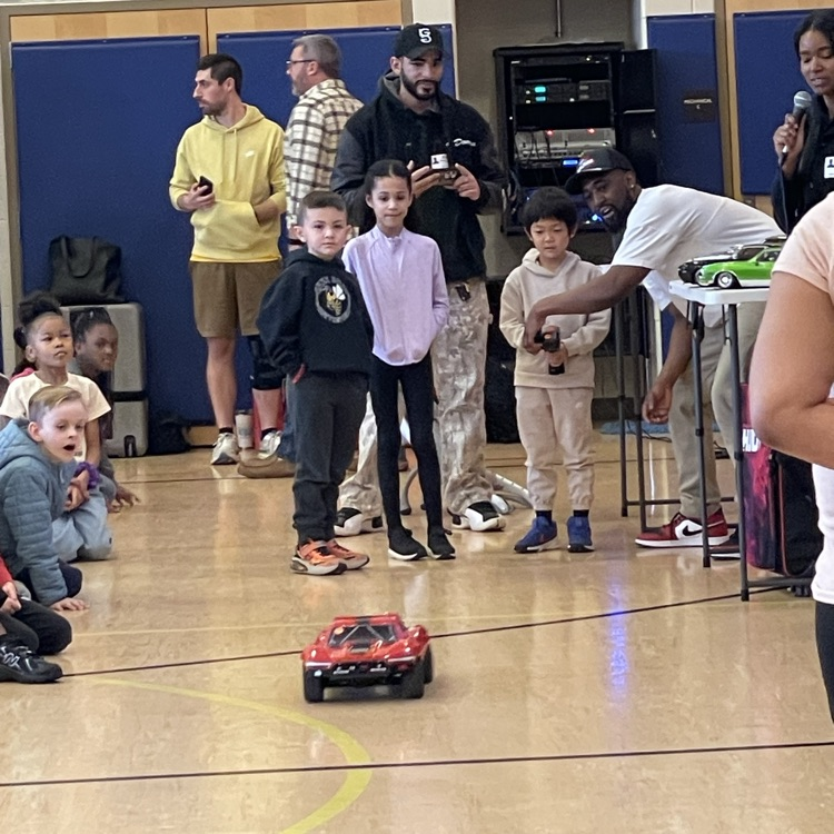 Bottenfield students driving an RC car with Street college
