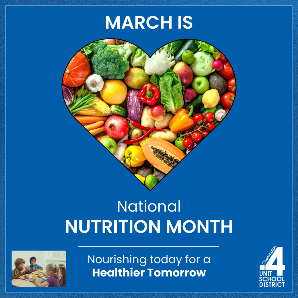 march is National Nutrition month Nourishing today for a Healthier Tomorrow