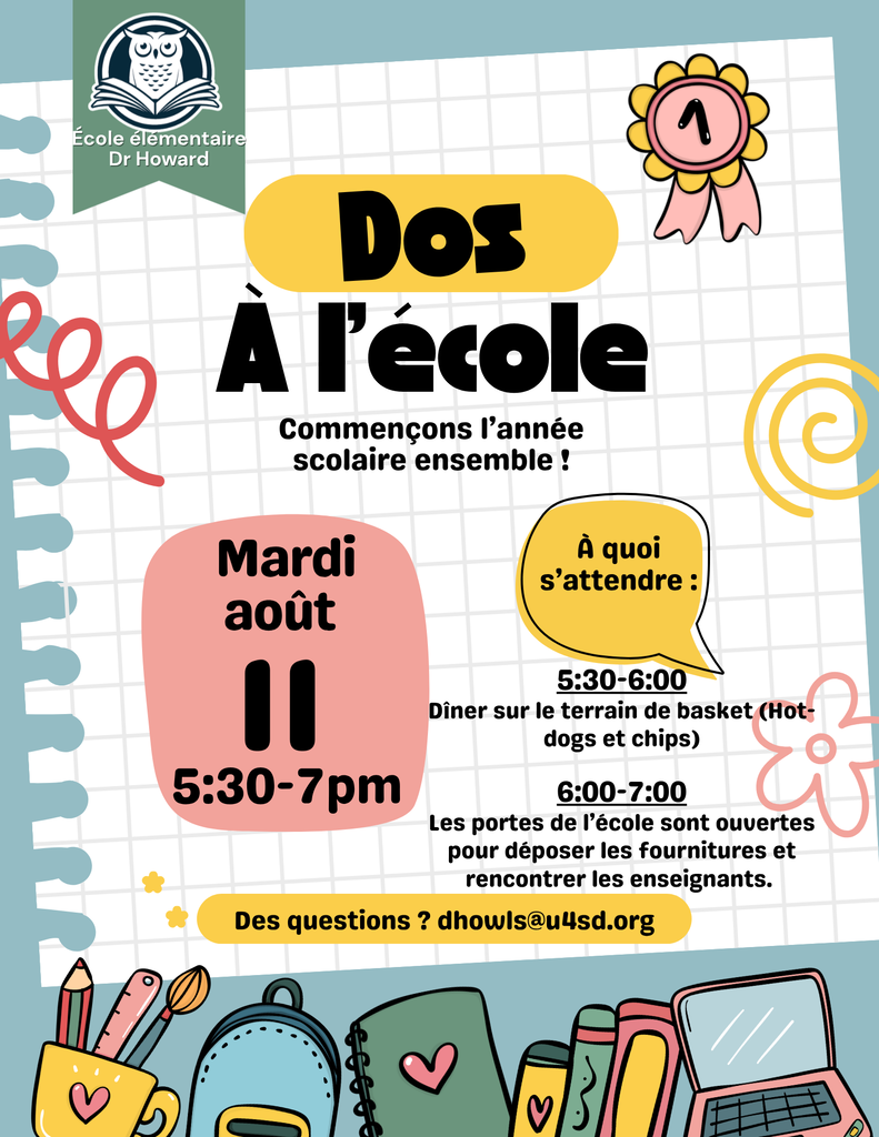 Dos À l'Ecole
