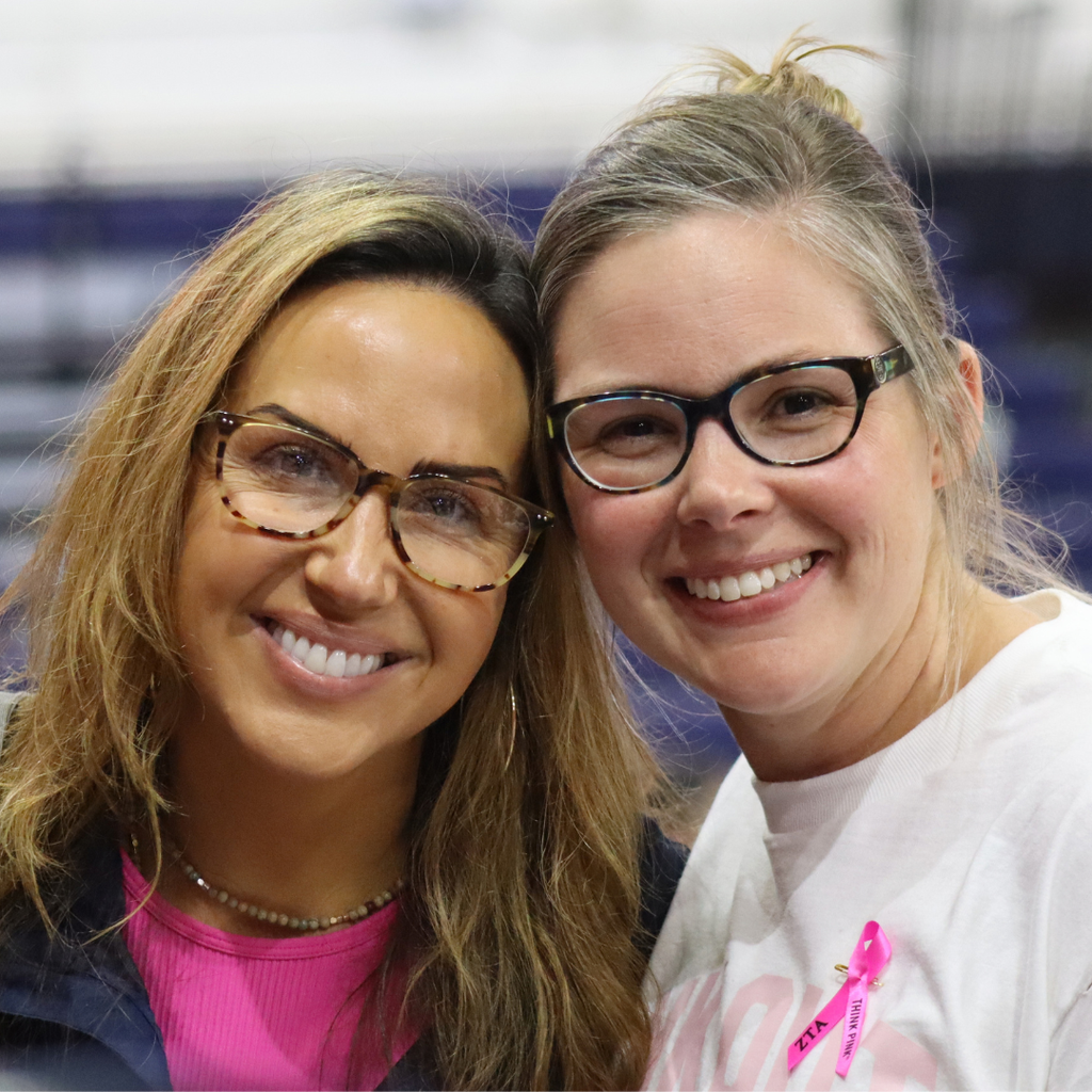 Sara Sanders, principal of Centennial High School is pictured with Meghan Siwecki, the Associate Athletic Director/Dean of Students.
