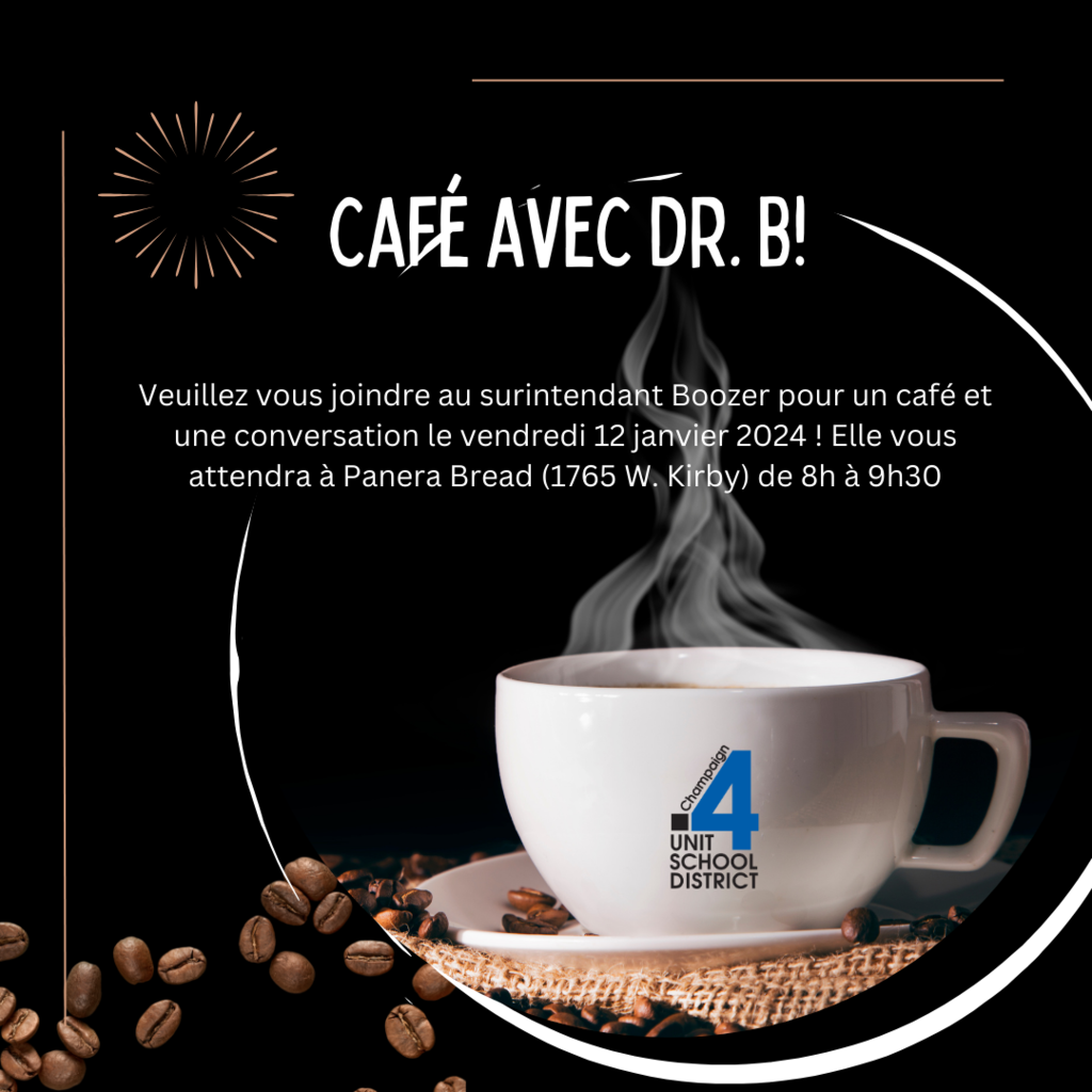 Café avec Dr. B!