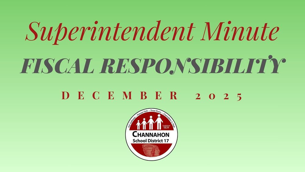 Superintendent Minute: Fiscal Responsibility