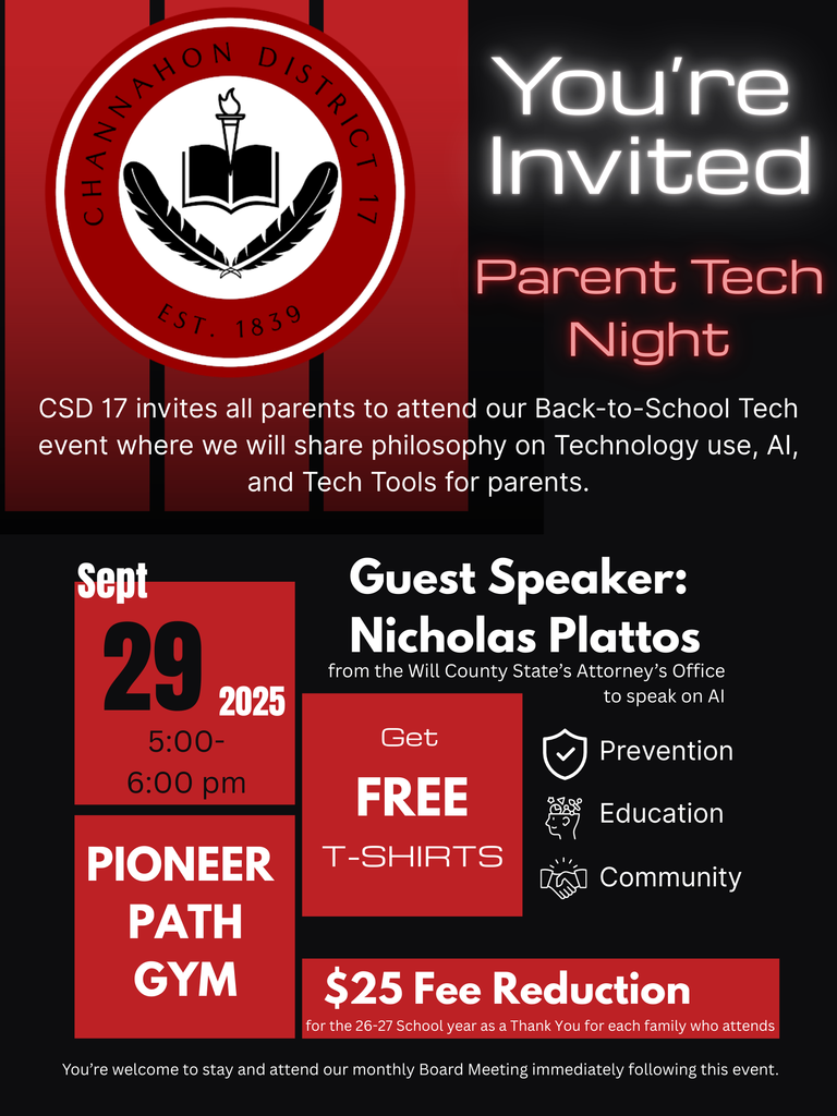 Parent Tech Night Flyer