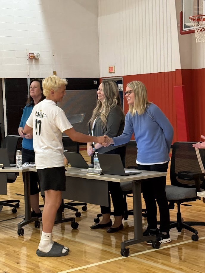 Baseball board handshakes