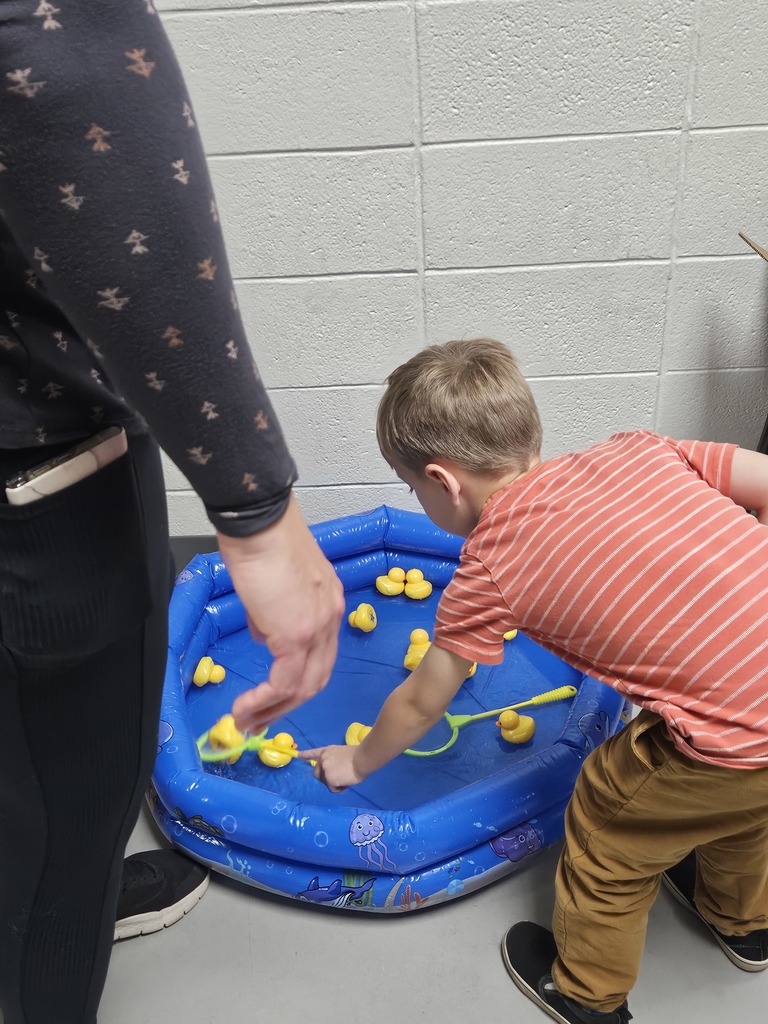 Fall fest ducks in pool