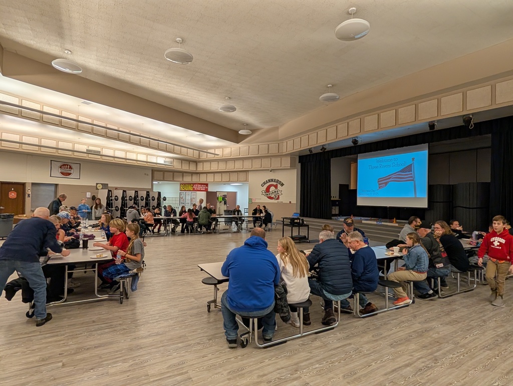 veterans with their students