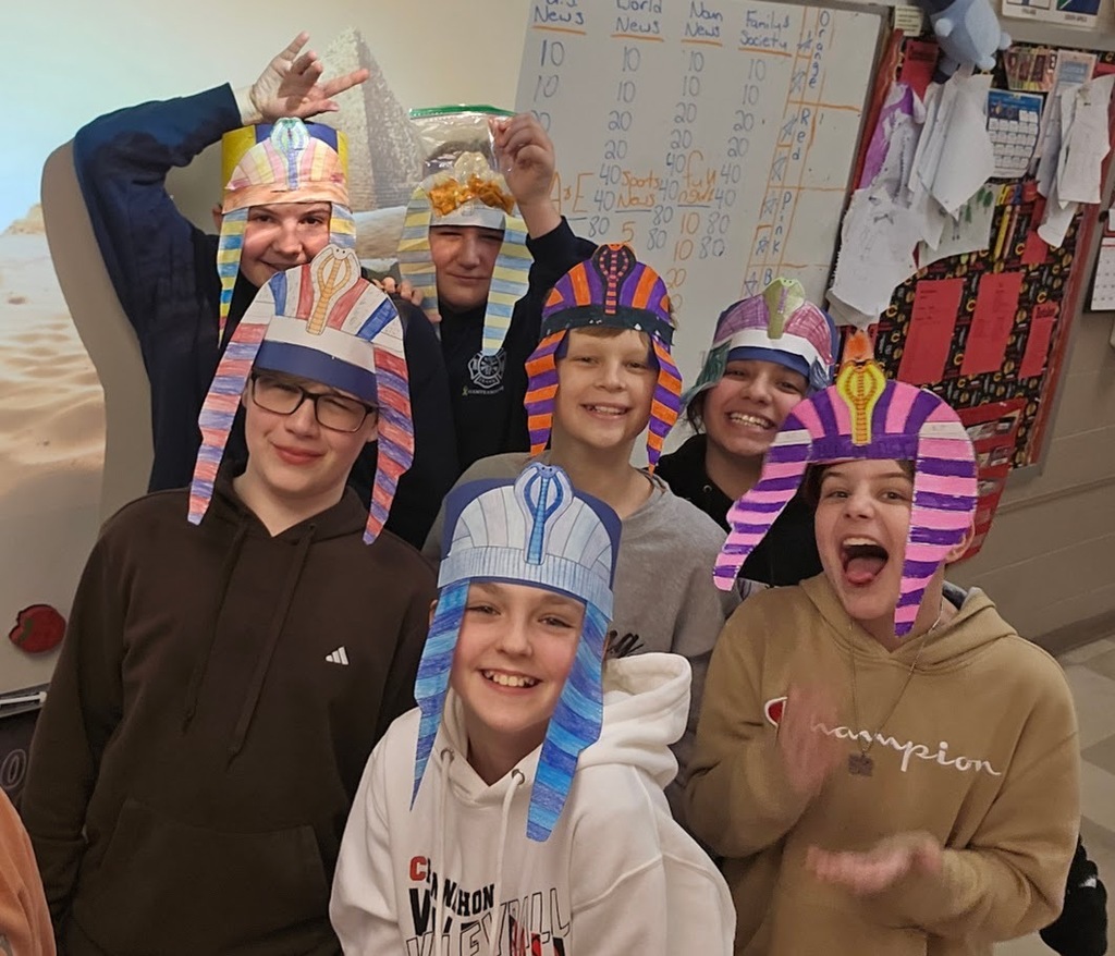 Ancient Egypt comes alive! 🏺 Mr. Urbanski’s 6th grade Pharos learning and having fun along the way. 