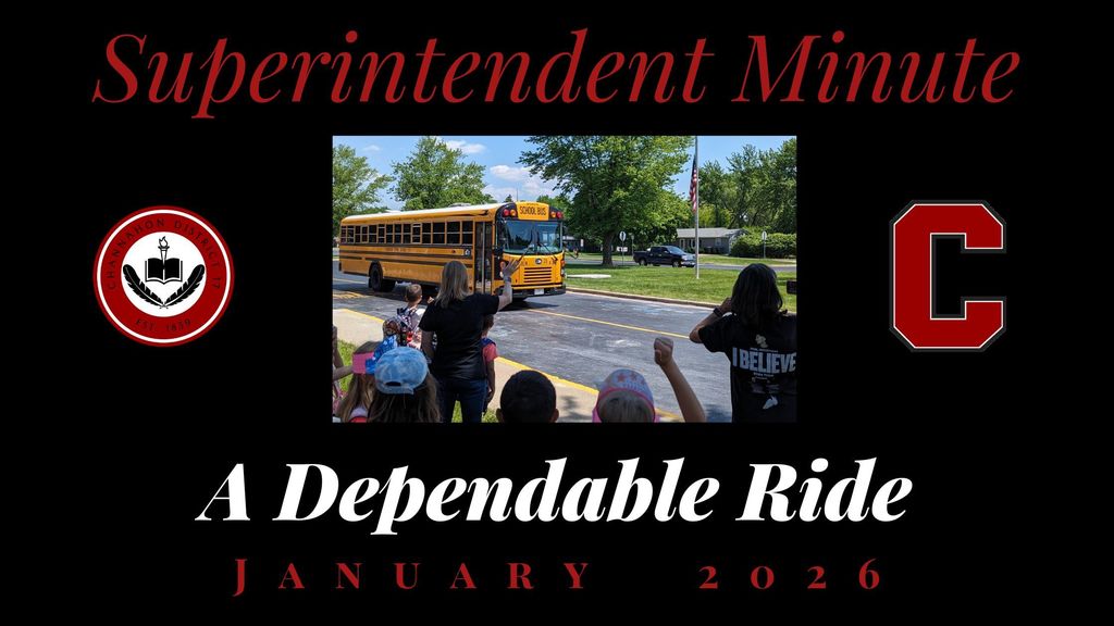 Superintendent Minute: A Dependable Ride