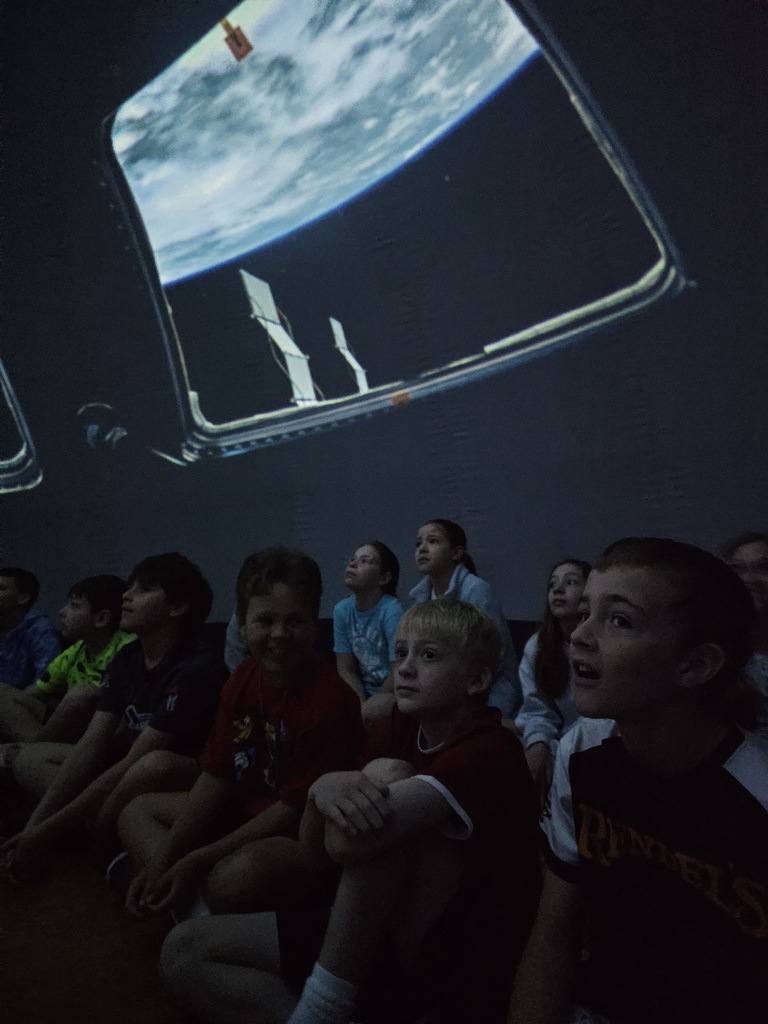 Photos inside of the JJC Planetarium
