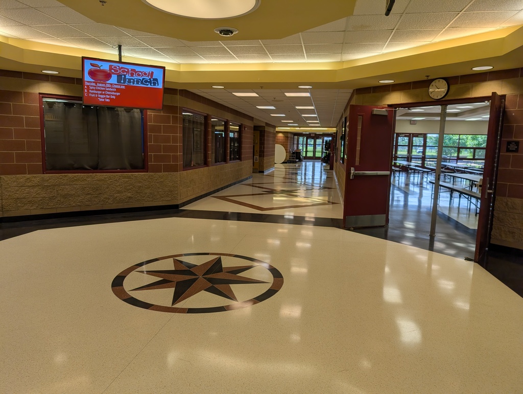 Junior high hallway