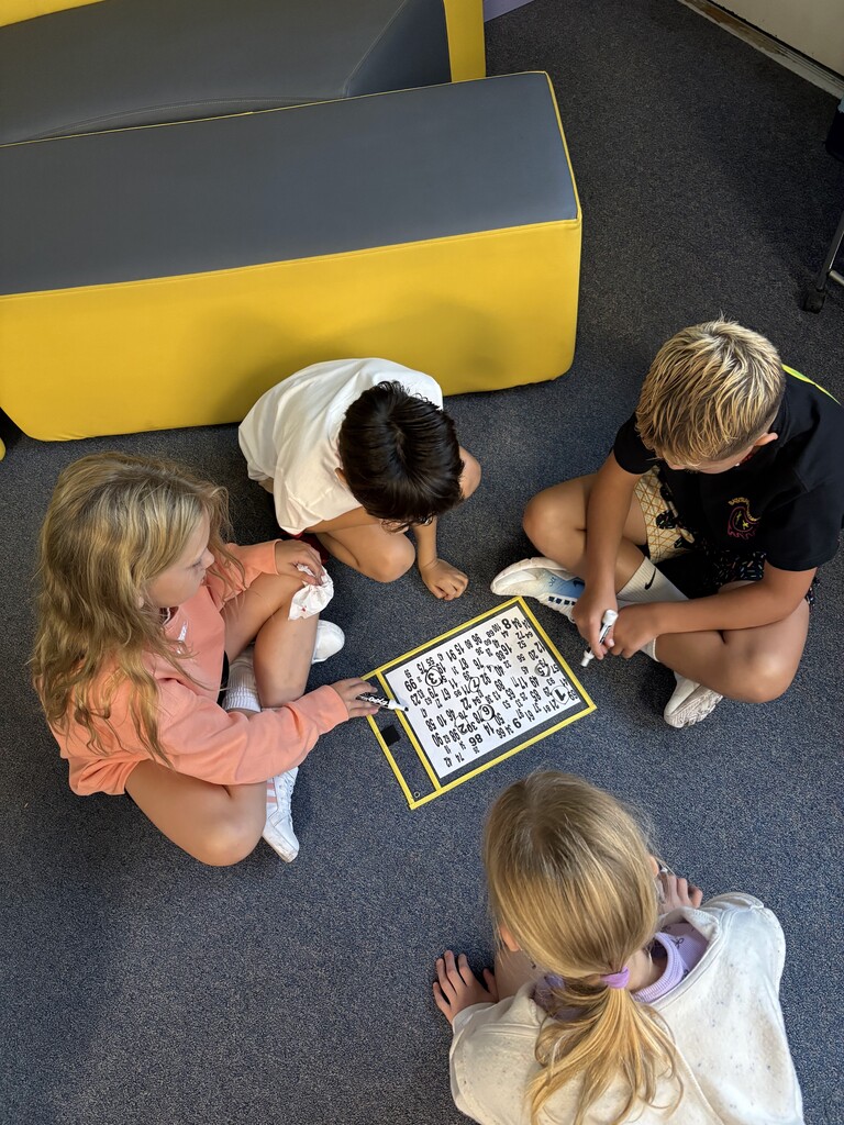students working together 