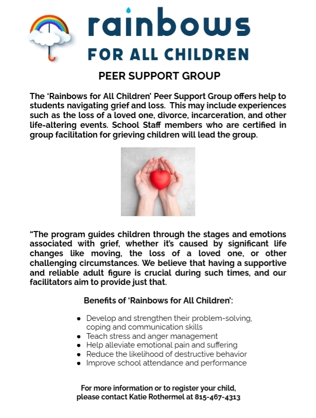 rainbows peer support group