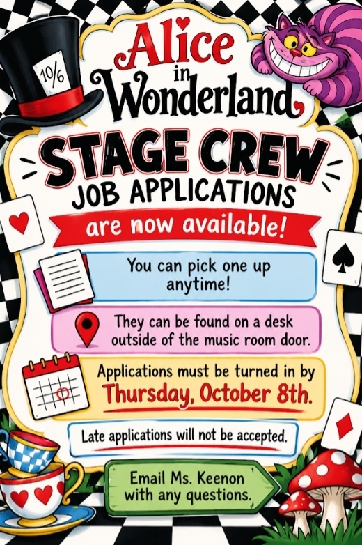 flyer for school musical