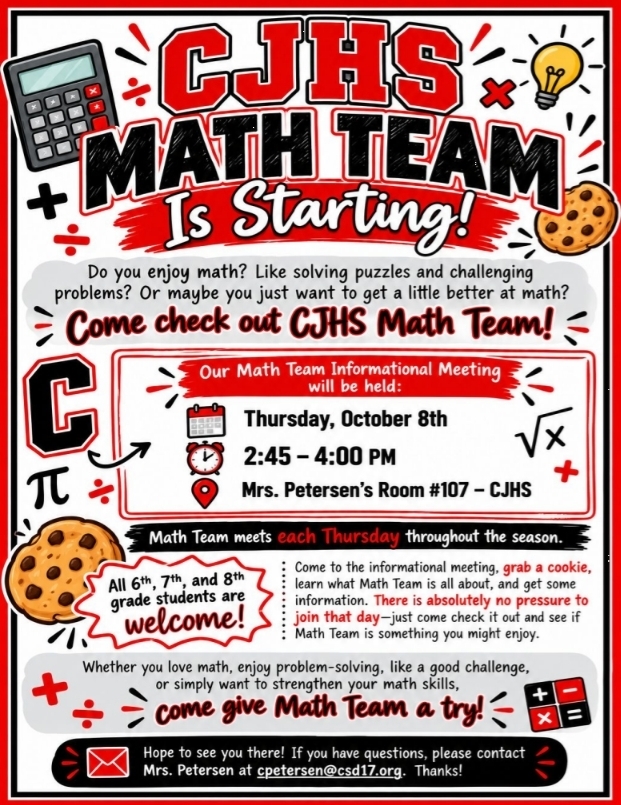 math team flyer
