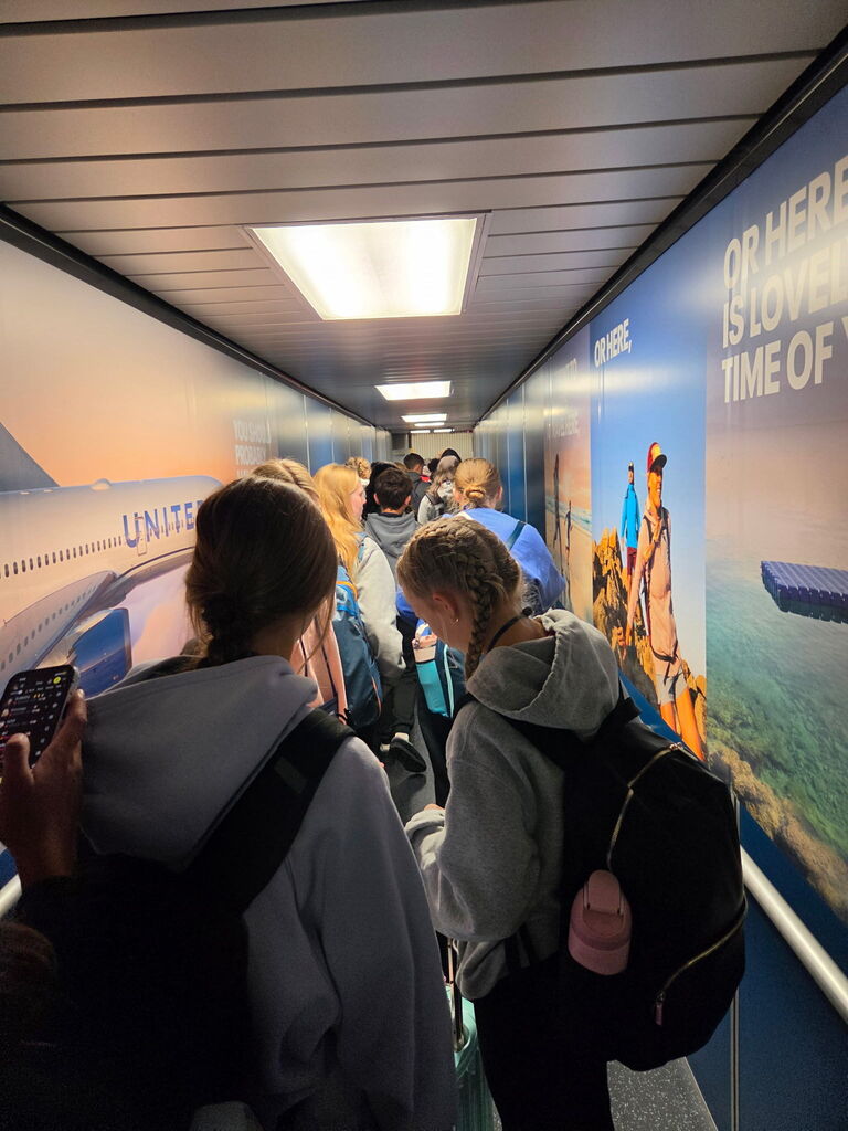 Time for the flight!