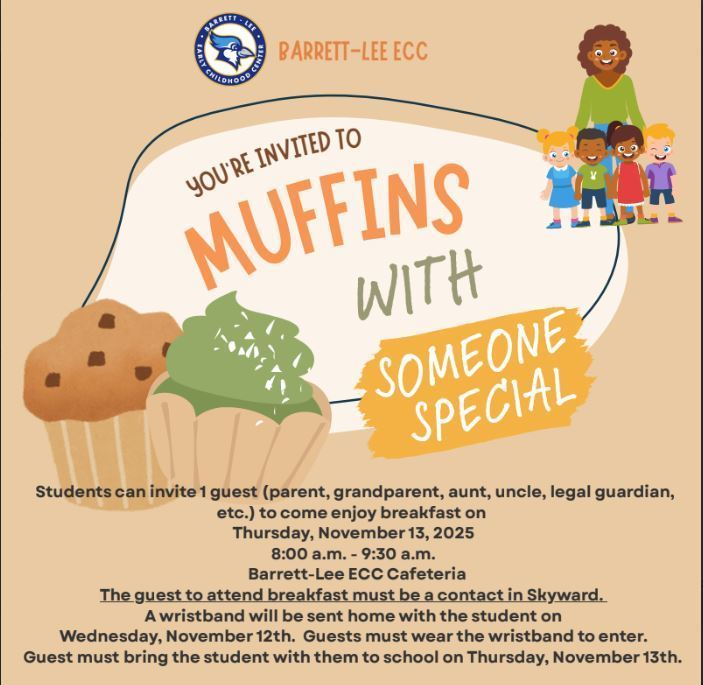 Flyer with Information about Muffins with Someone Special