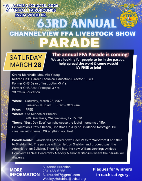 63rd Annual CVFFA Livestock Show Parade