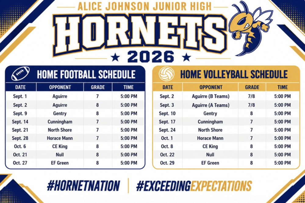 Athletic Schedules
