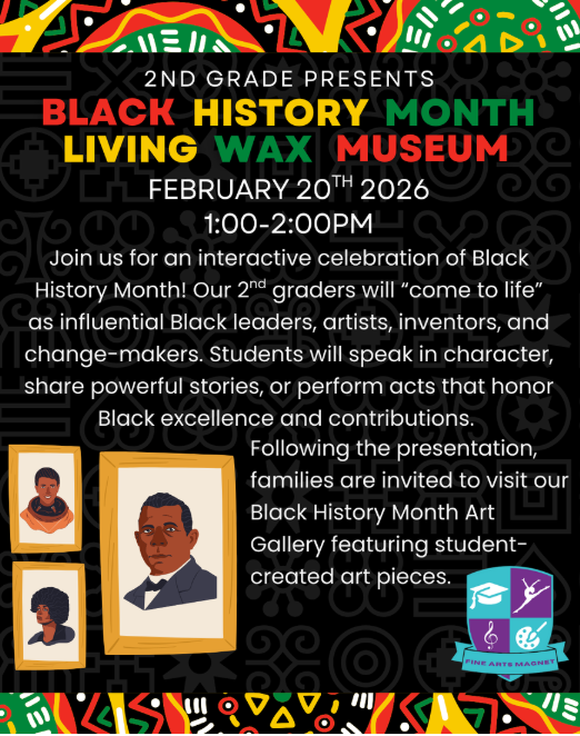 2nd Grade Black History Wax Museum