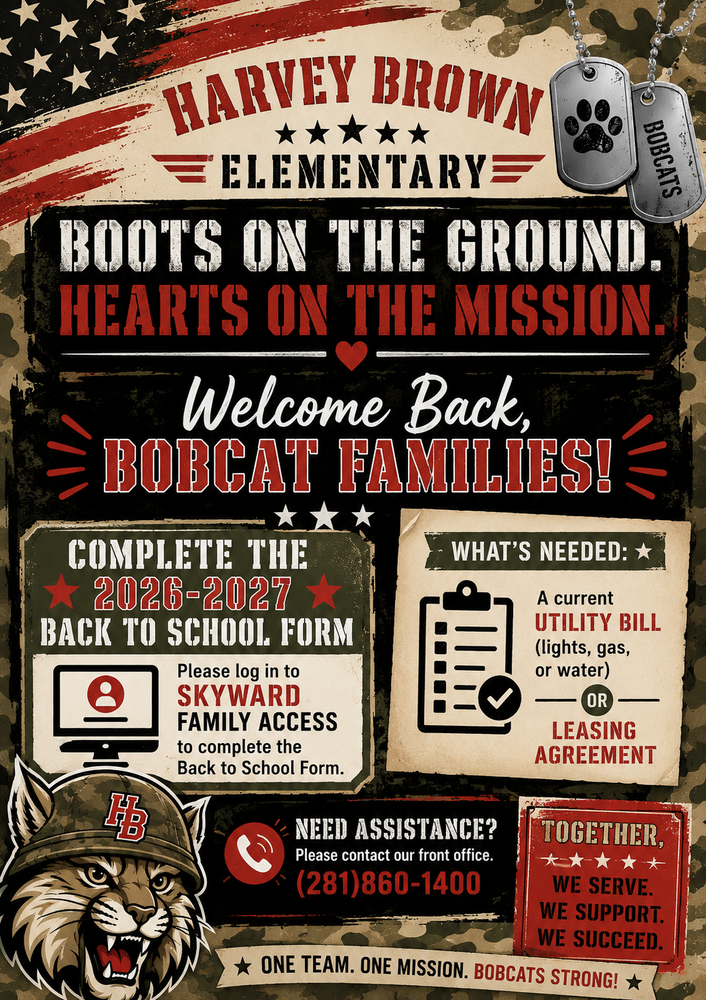 Back to school information flyer 