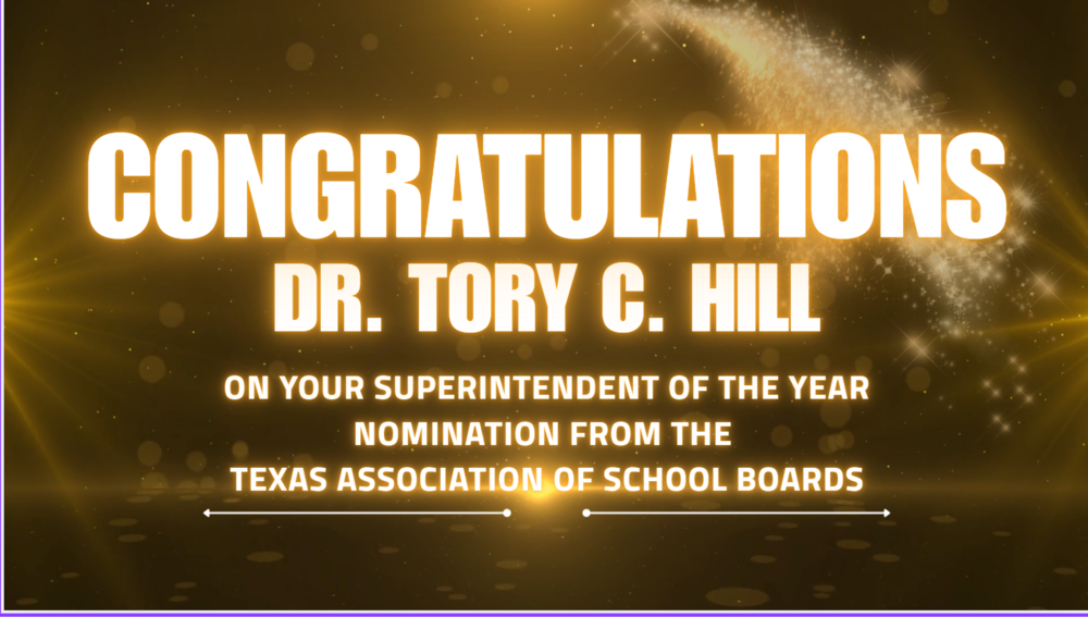 Congratulations Dr. Tory C. Hill