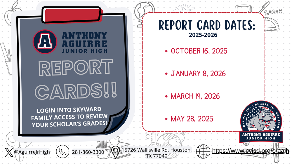 report cards - english