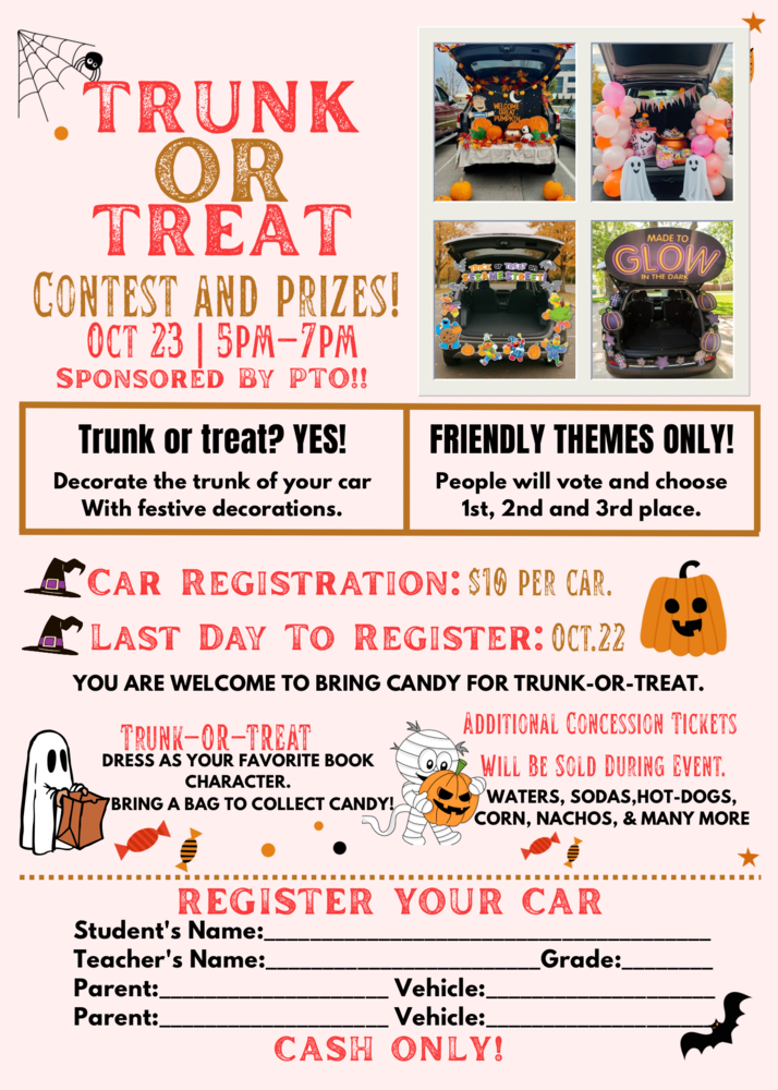 Trunk or Treat STEAM Night