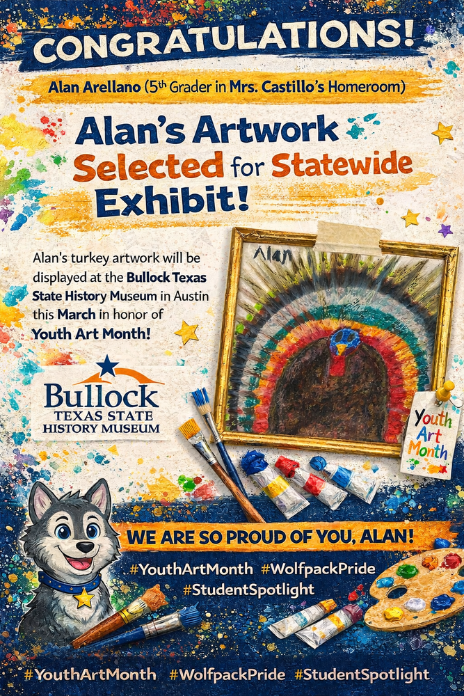 Congratulation graphic. Alan's Artwork with colorful background 