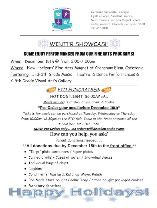 Winter Showcase
