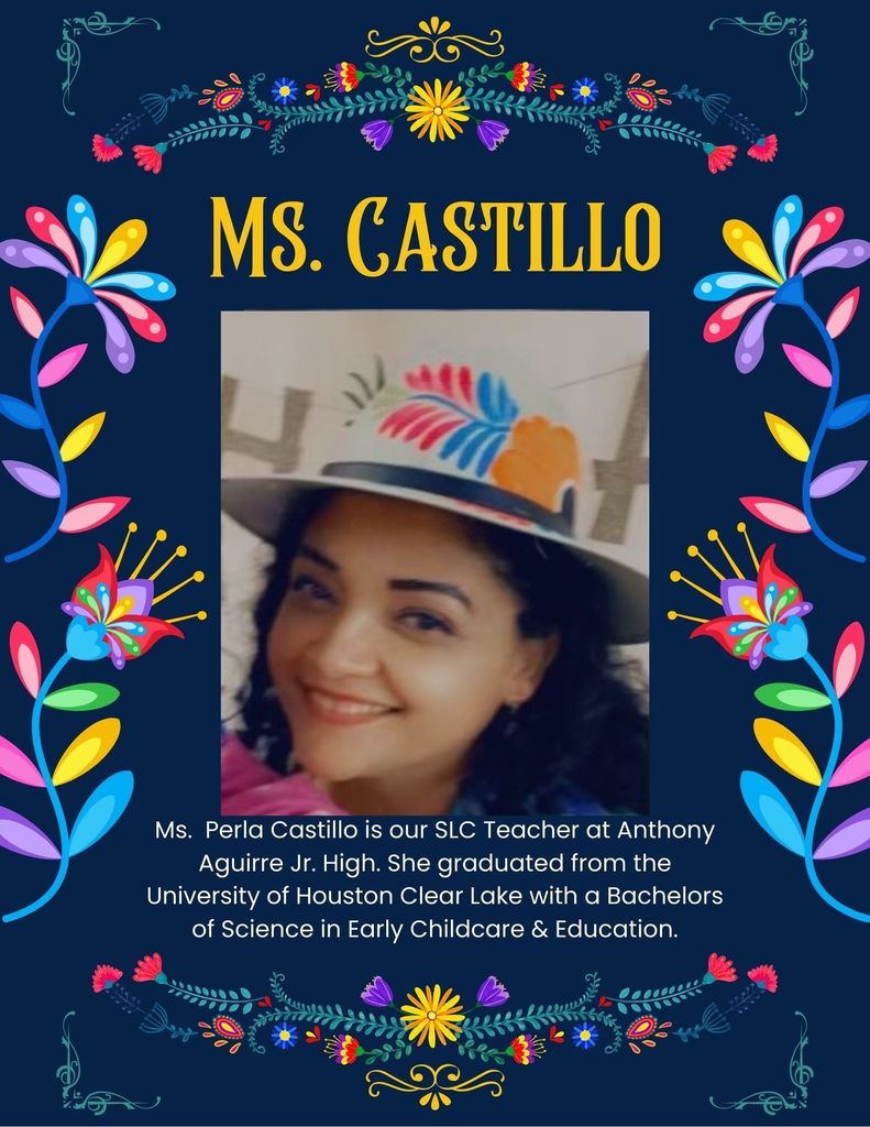 Ms. Castillo SLC Teacher at Anthony Aguirre