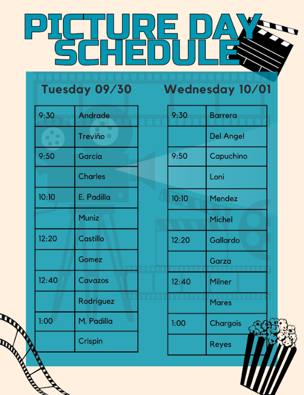 pic day schedule