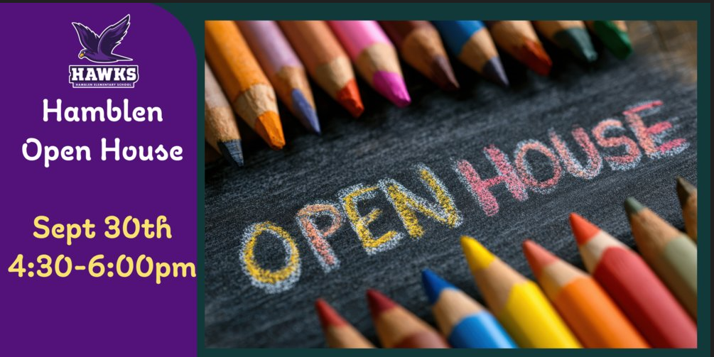 Open House_Hamblen Elem. flyer