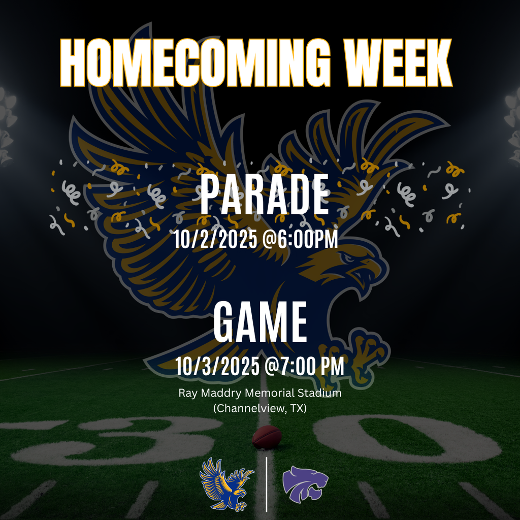 Homecoming Week Schedule Flyer