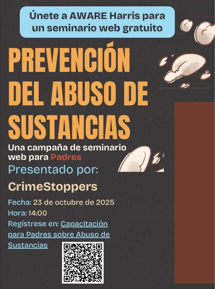substance abuse flyer Spanish