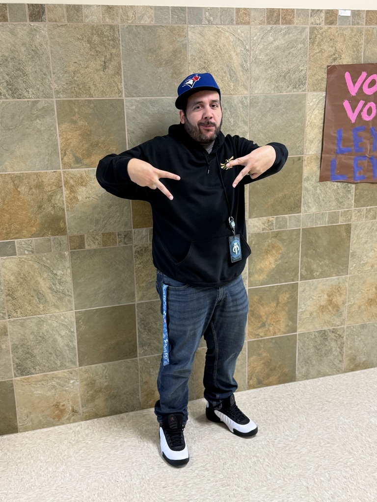 ESL teacher Mr. Lopez dressed as a student