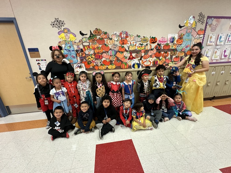 Students dressed up for storybook character day 
