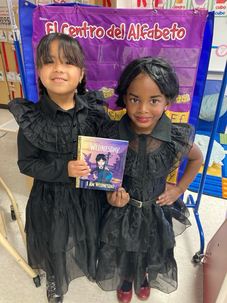 Students dressed up for storybook character day 