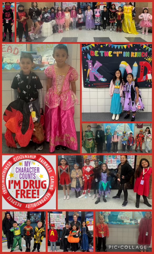 Red Ribbon Week: Day 4 "Your Character Counts, Be Drug Free!"