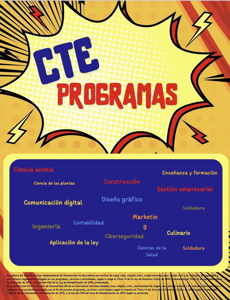 junior high night CTE programs - espanol