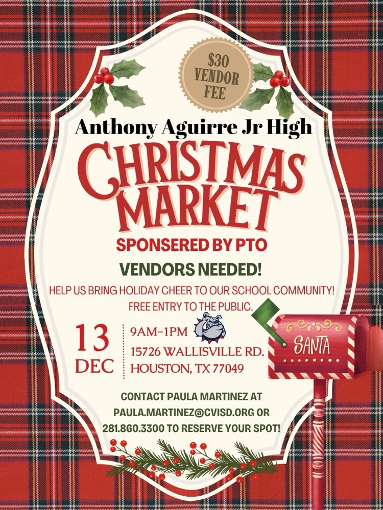 Christmas market flyer - englishEnglish